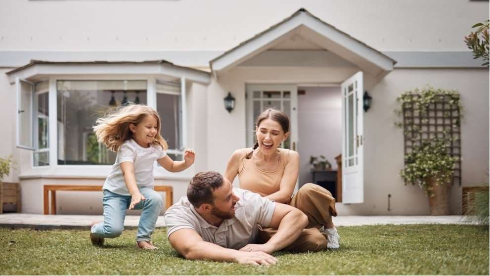 Newly constructed custom residence exterior